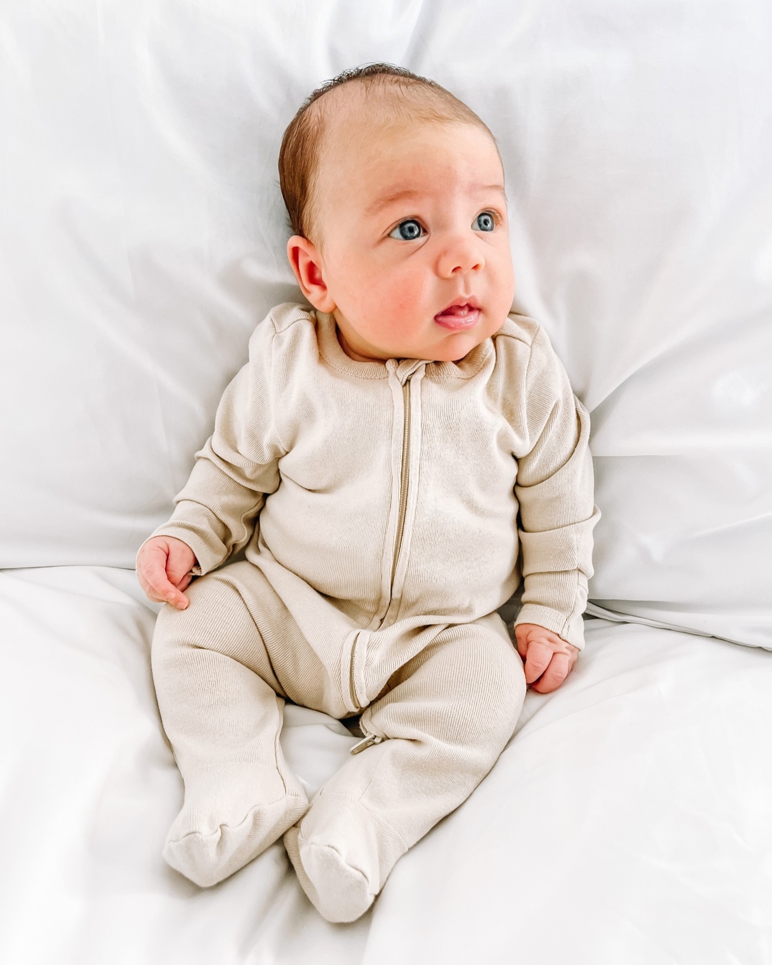 Old Navy neutral baby sleeper, unisex sleeper, footed one-piece pajamas for babies, baby still, baby boy look, baby boy outfit. 


#LTKbaby #LTKkids #LTKbump