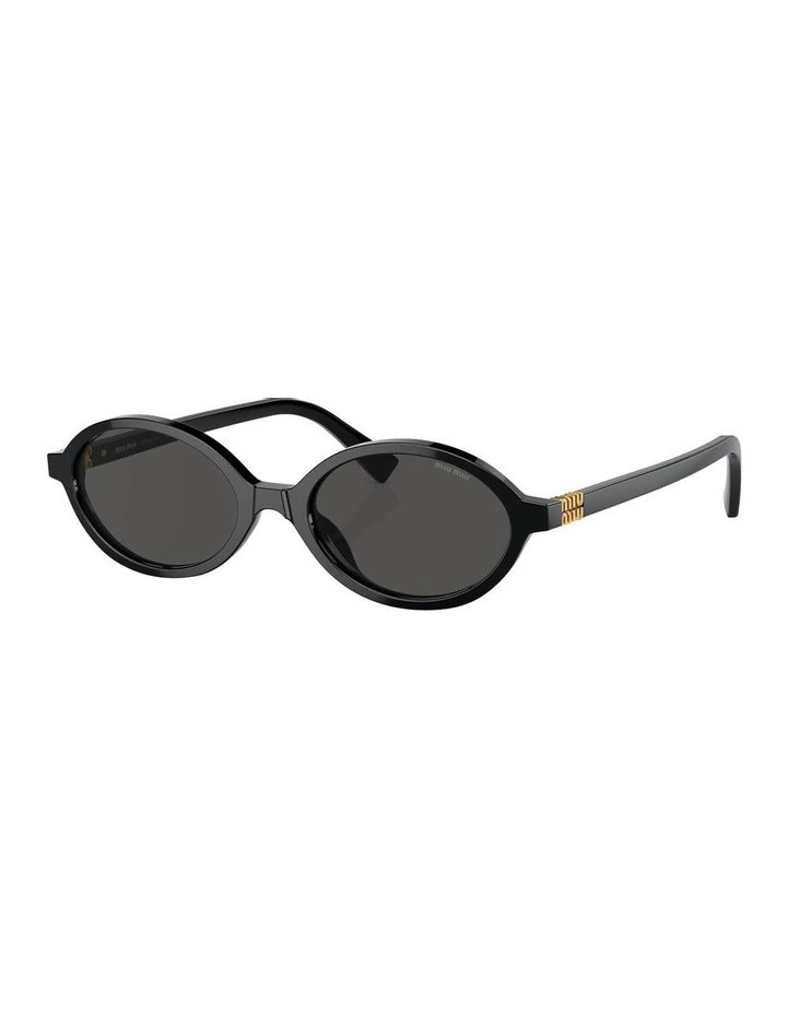 MU 04ZS Sunglasses in Black | Myer