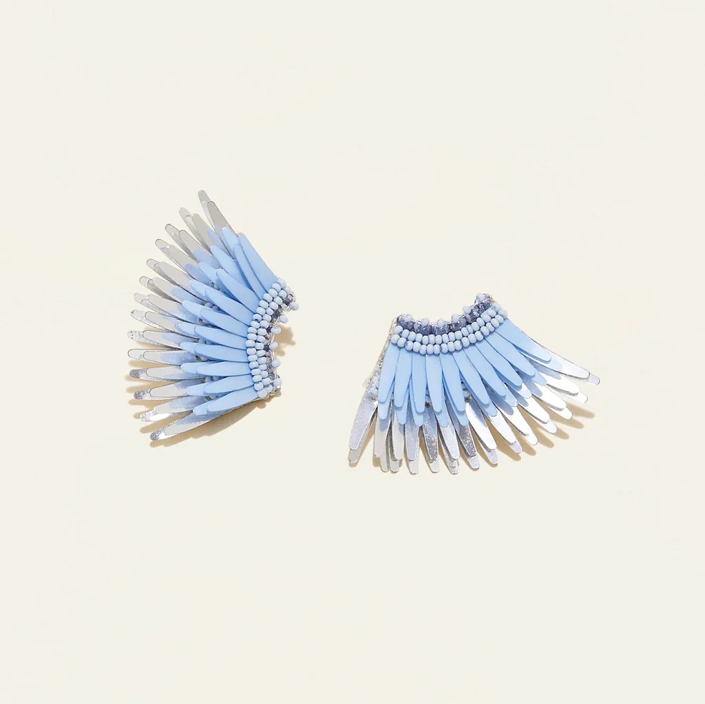 Mini Madeline Earrings Carolina Blue | Mignonne Gavigan