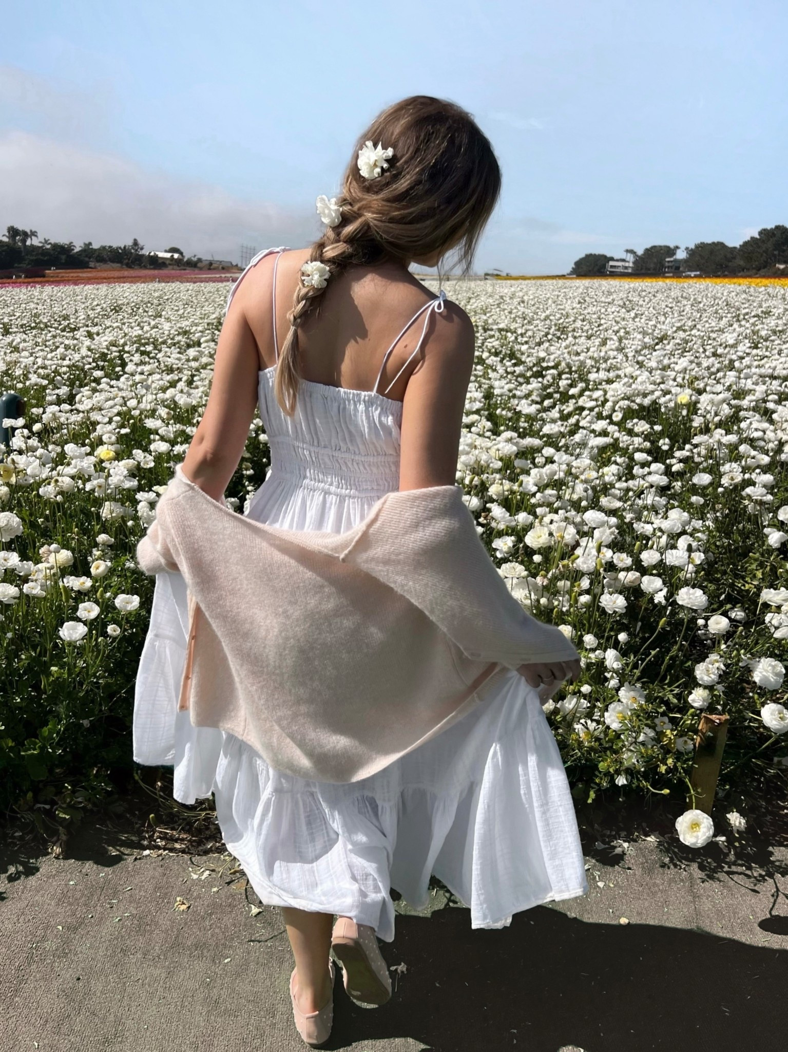 Find me in the flower fields 🌸
Dress is sold out but the Zara one linked is almost identical 
Flats run loose on the strap/width, I’d size down 1/2 size 
Top version of the original dress is linked as well 

#LTKSeasonal #LTKFindsUnder50 #LTKSaleAlert