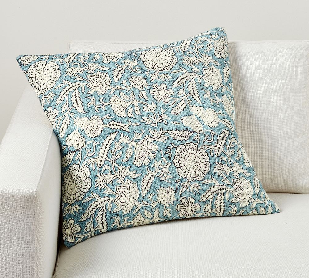 Cassia Floral Pillow | Pottery Barn (US)