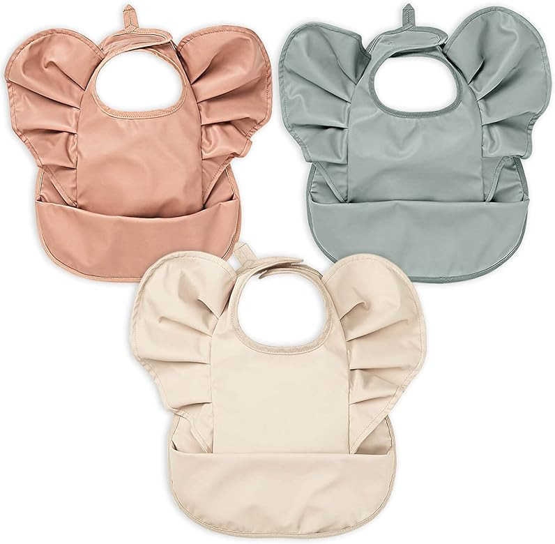 Ruffle Bibs 3 Pack  | Amazon (US)