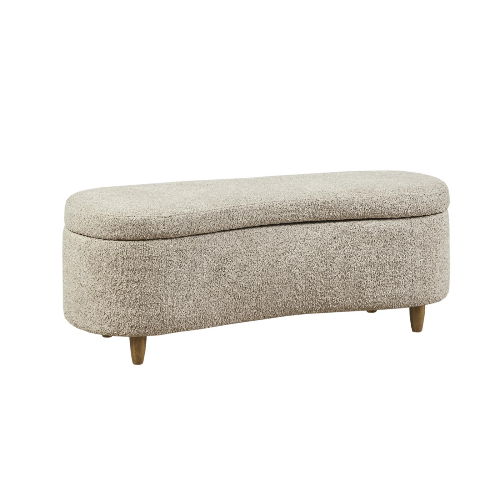 Coron Boucle Flip Top Storage Bench | Wayfair North America