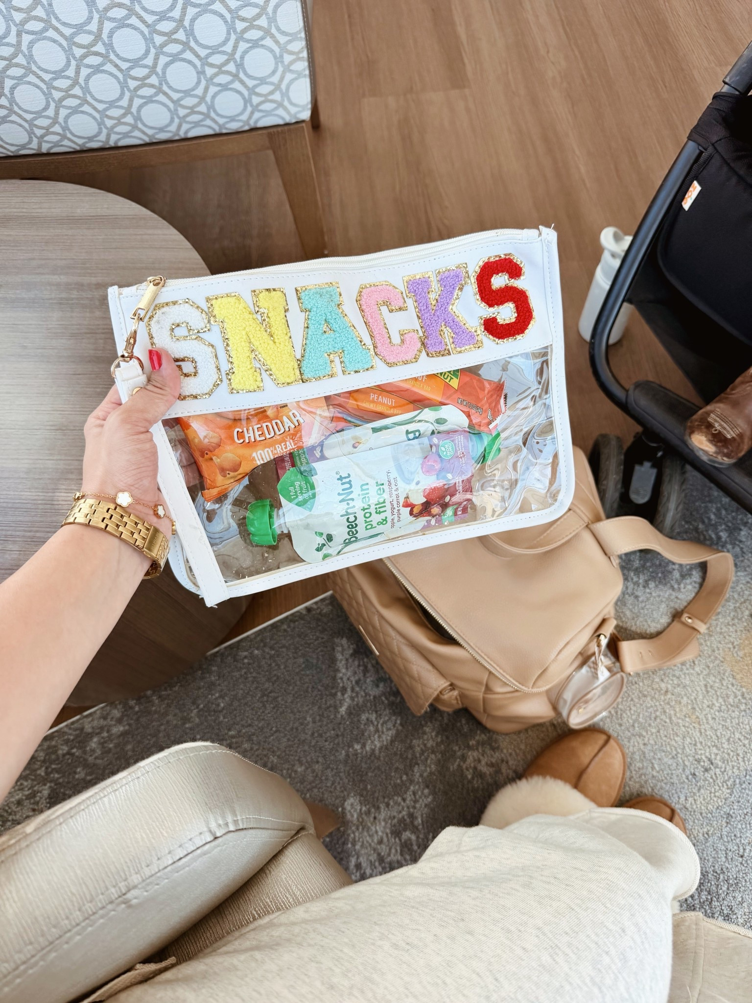 the cutest little snack pouch🤍

#LTKmomlife #LTKTravel #LTKBaby