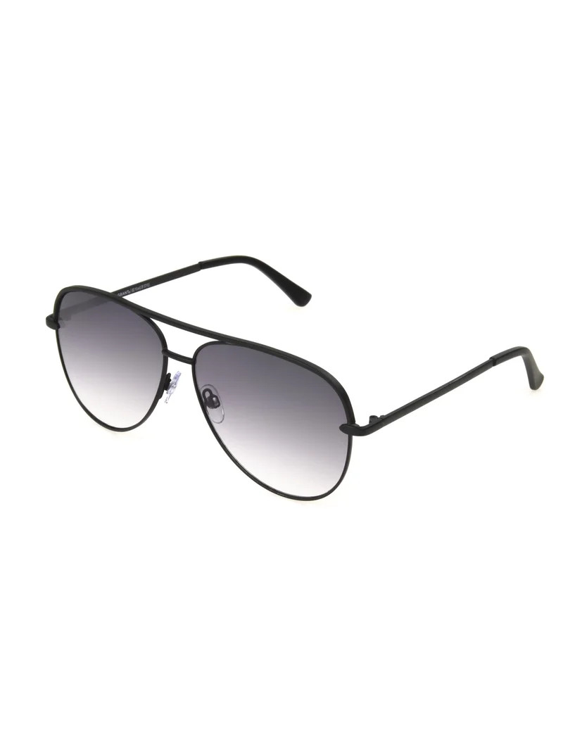 Foster Grant Women's Aviator Black Sunglasses | Walmart (US)
