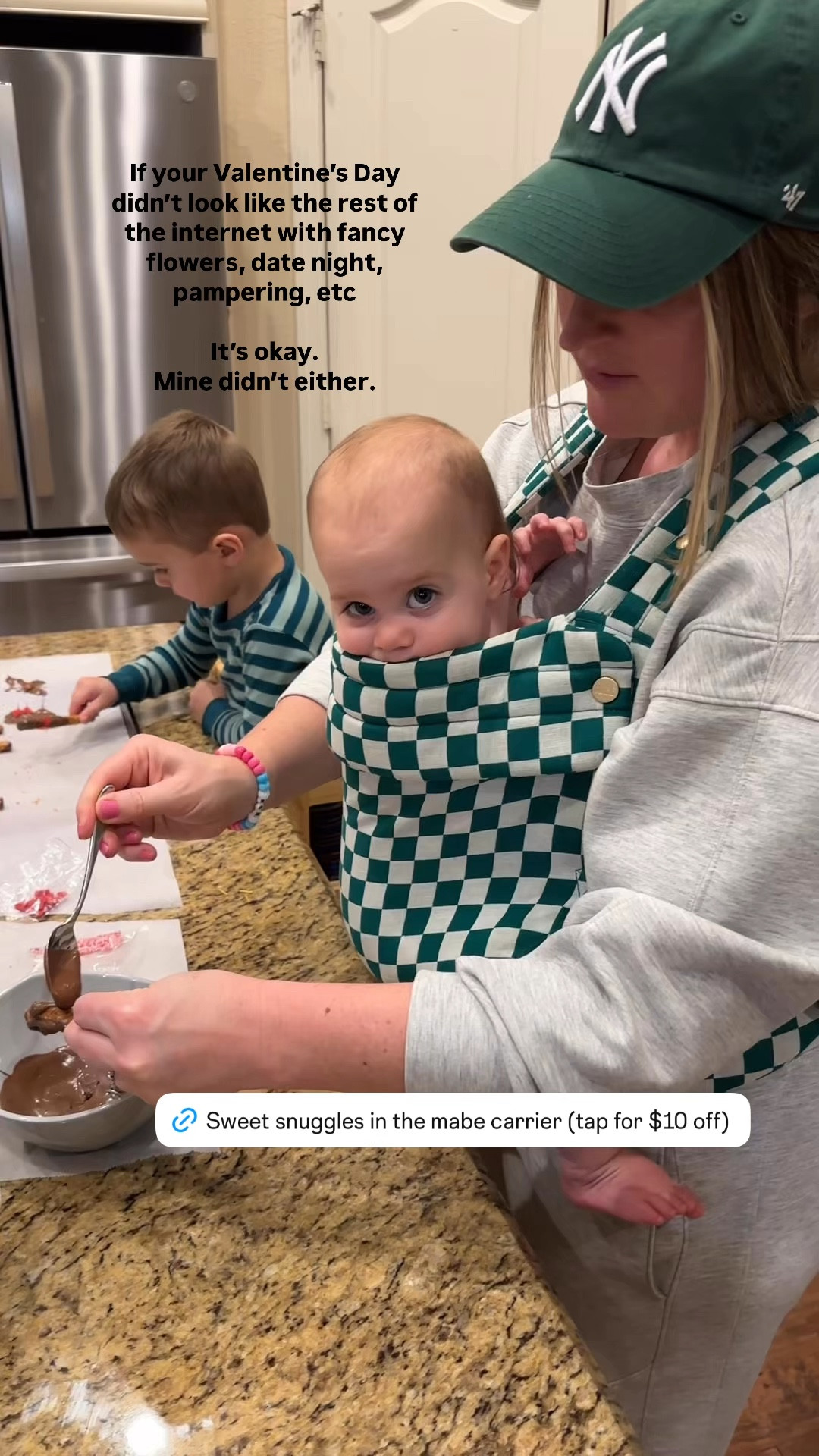 V day with my 3 babies 🩵🩵💗

We did a little craft and then momma soaked in the tub after they went to sleep.

20% off my favorite Abercrombie sweats.
I wear a medium top and bottom.

2under2. Baby wearing. Mabe carrier.

#LTKBaby #LTKFamily #LTKSeasonal