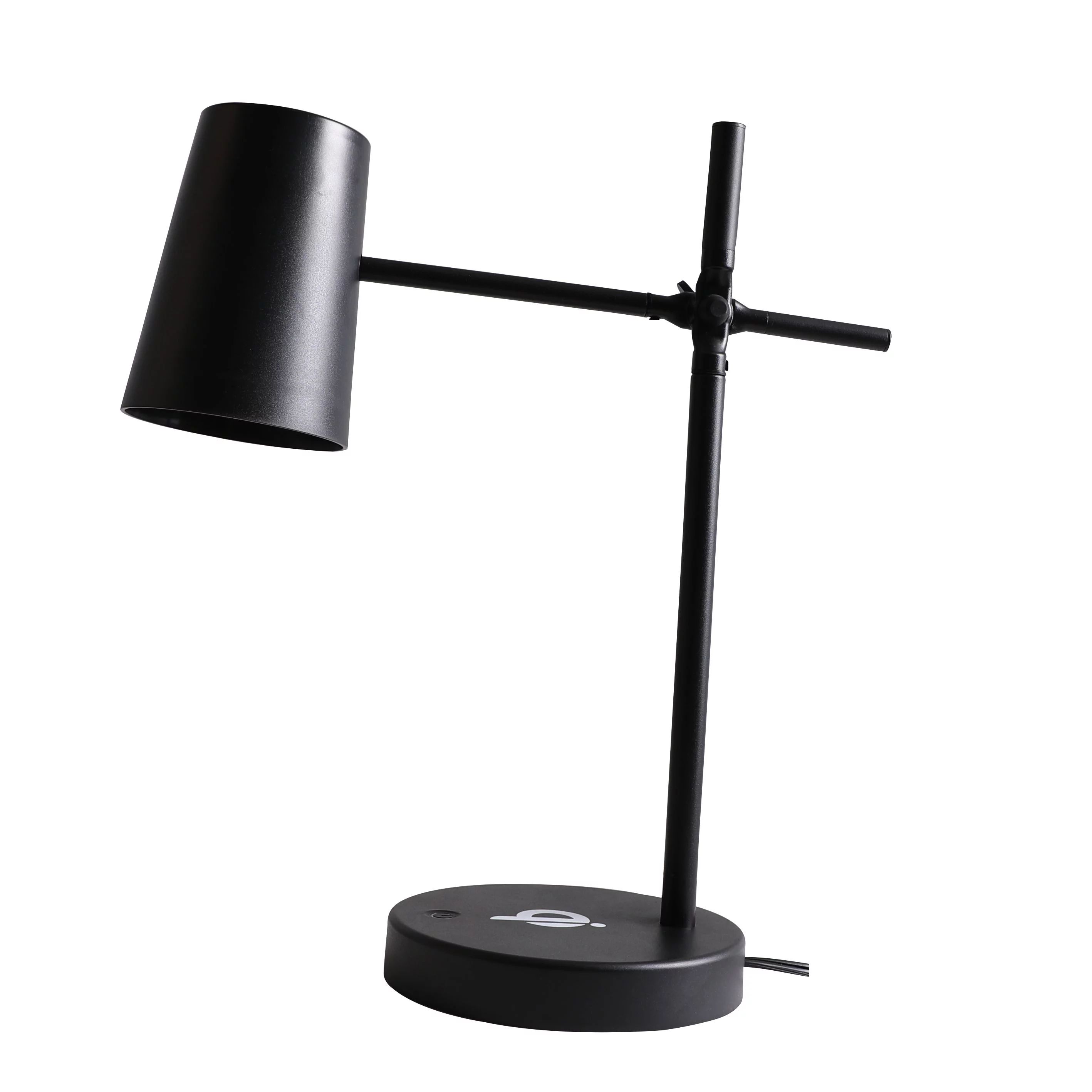 Mainstays LED Qi Wireless Charging Touch Desk Lamp with Black,  Power Coating, Matte Finish - Wal... | Walmart (US)