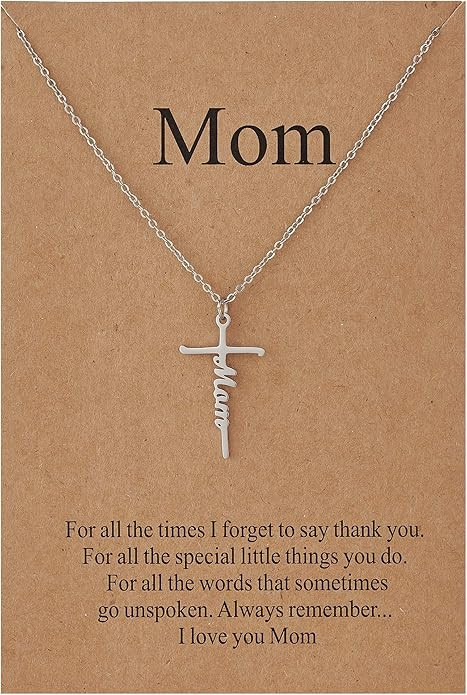 Lcherry Faith Cross Pendant Necklace for Women Religious Christian Jewelry Mother's Day Gifts for... | Amazon (US)