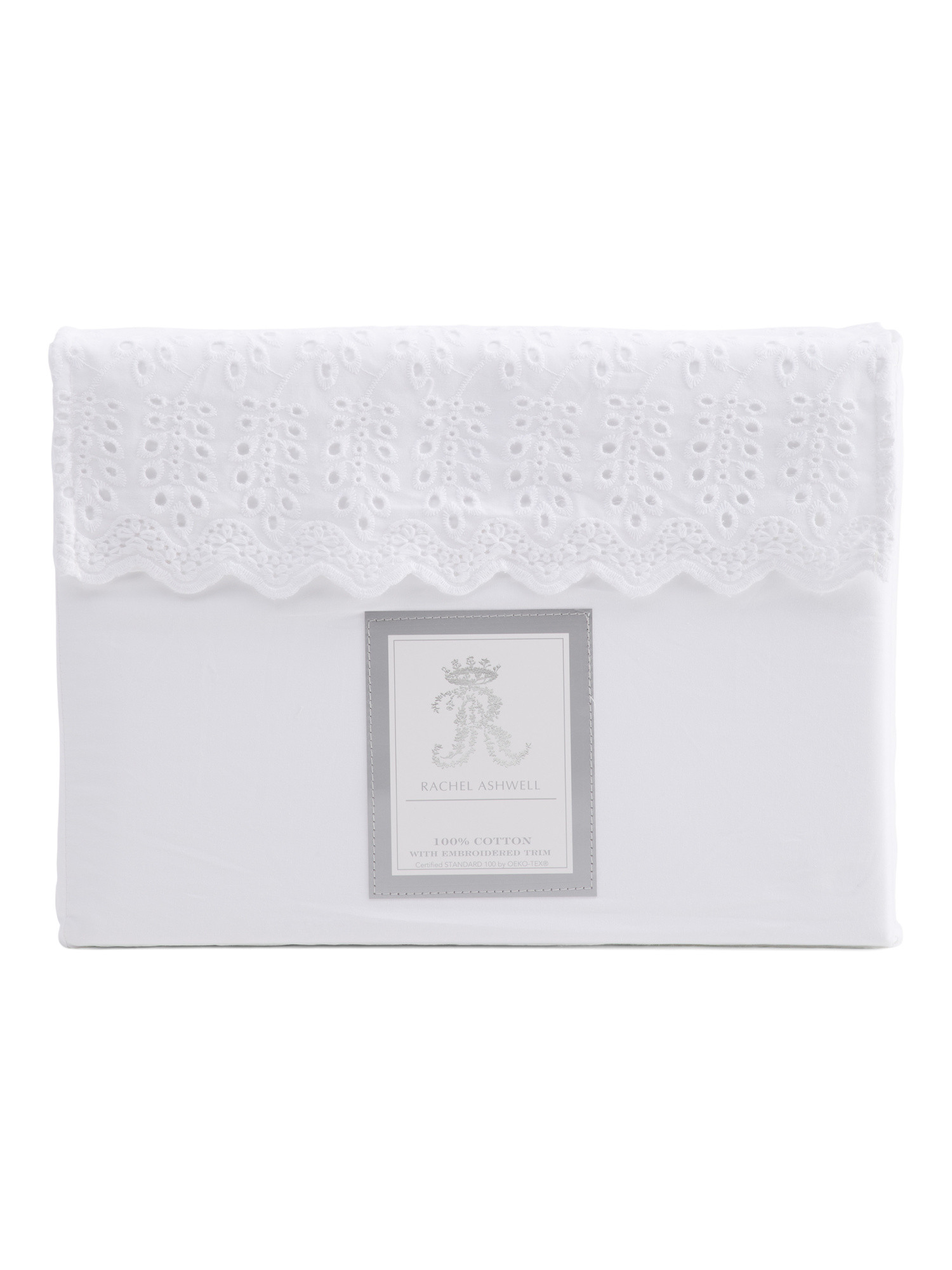 Cotton Percale Eyelet Sheet Set | Marshalls