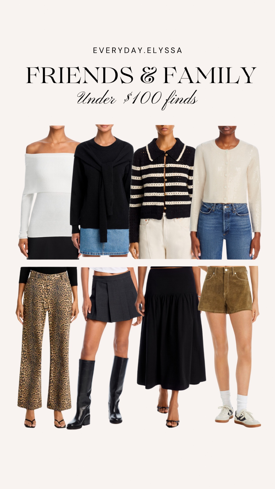 Under $100 friends and family finds 🖤

#LTKStyleTip #LTKFindsUnder100 #LTKSaleAlert