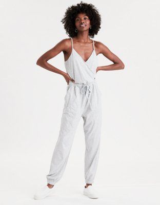 AE Tie Waist Jogger Jumpsuit | American Eagle Outfitters (US & CA)