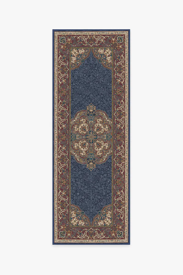 Mickey Persian Sapphire Flatwoven Rug | Ruggable