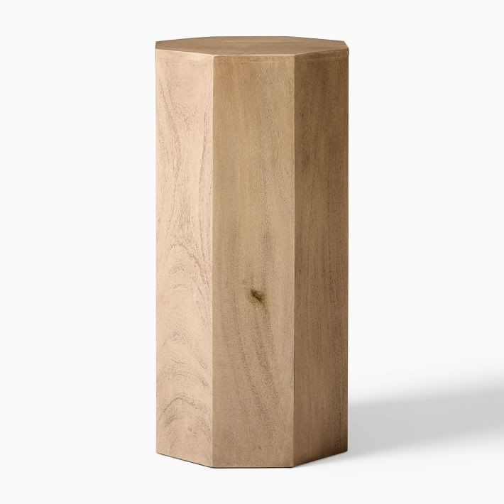 Natural Rustic Wood Plant Stands | West Elm (US)