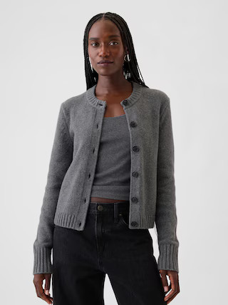 CashSoft Cropped Cardigan | Gap (US)