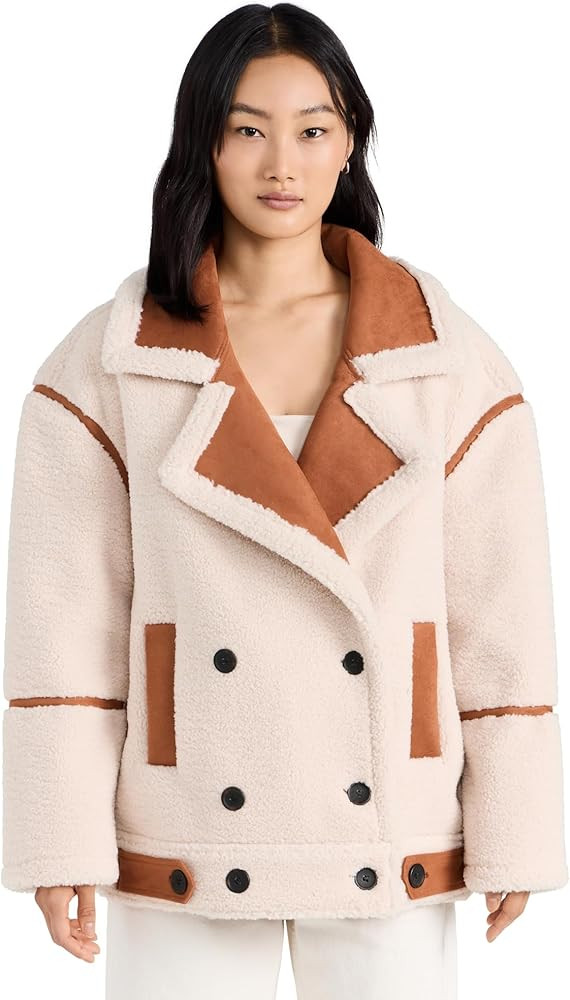 BLANKNYC Women's Pick Me Sherpa Bonded Jacket | Amazon (US)