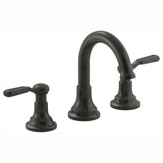 Worth 8 in. Widespread 2-Handle Bathroom Faucet in Oil-Rubbed Bronze | The Home Depot