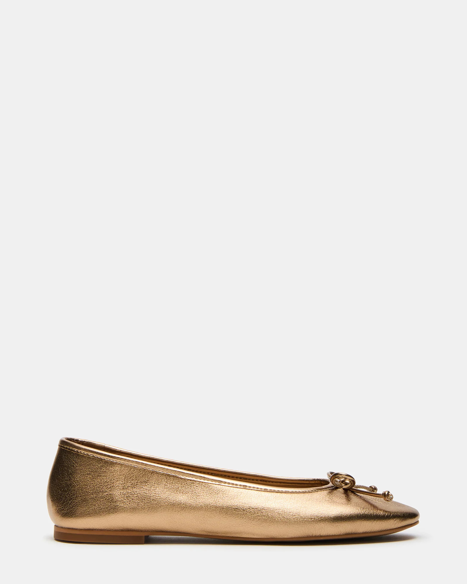 VIXEN Gold Women's Ballet Flats | Steve Madden (US)