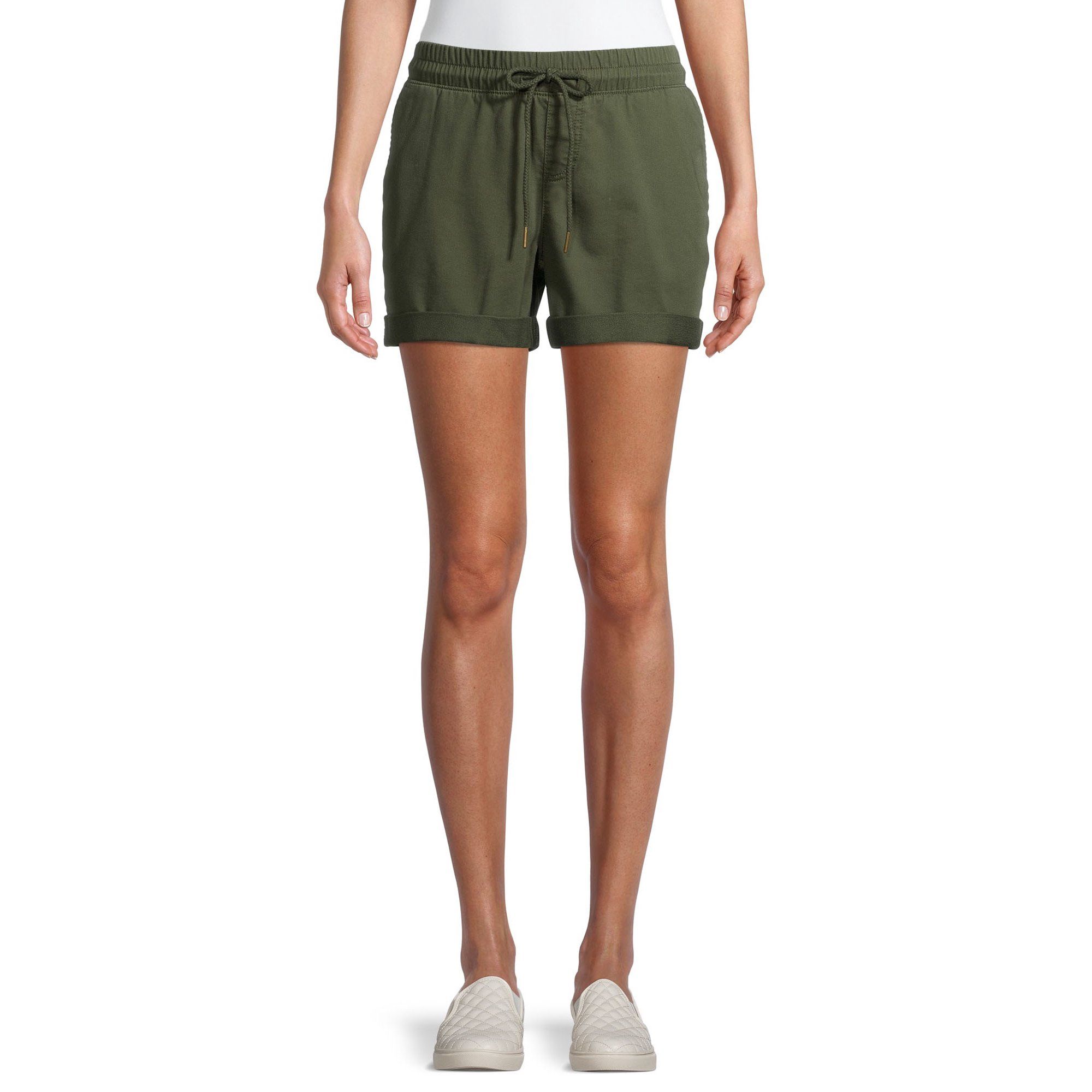 Time and Tru Women's Knit Shorts | Walmart (US)