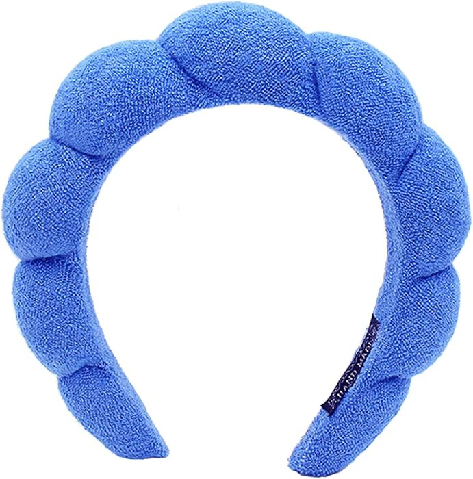 Spa Headbands for Washing Face Makeup Skin Care Headband Women Bubble Facial Beauty Headbands Puf... | Amazon (US)