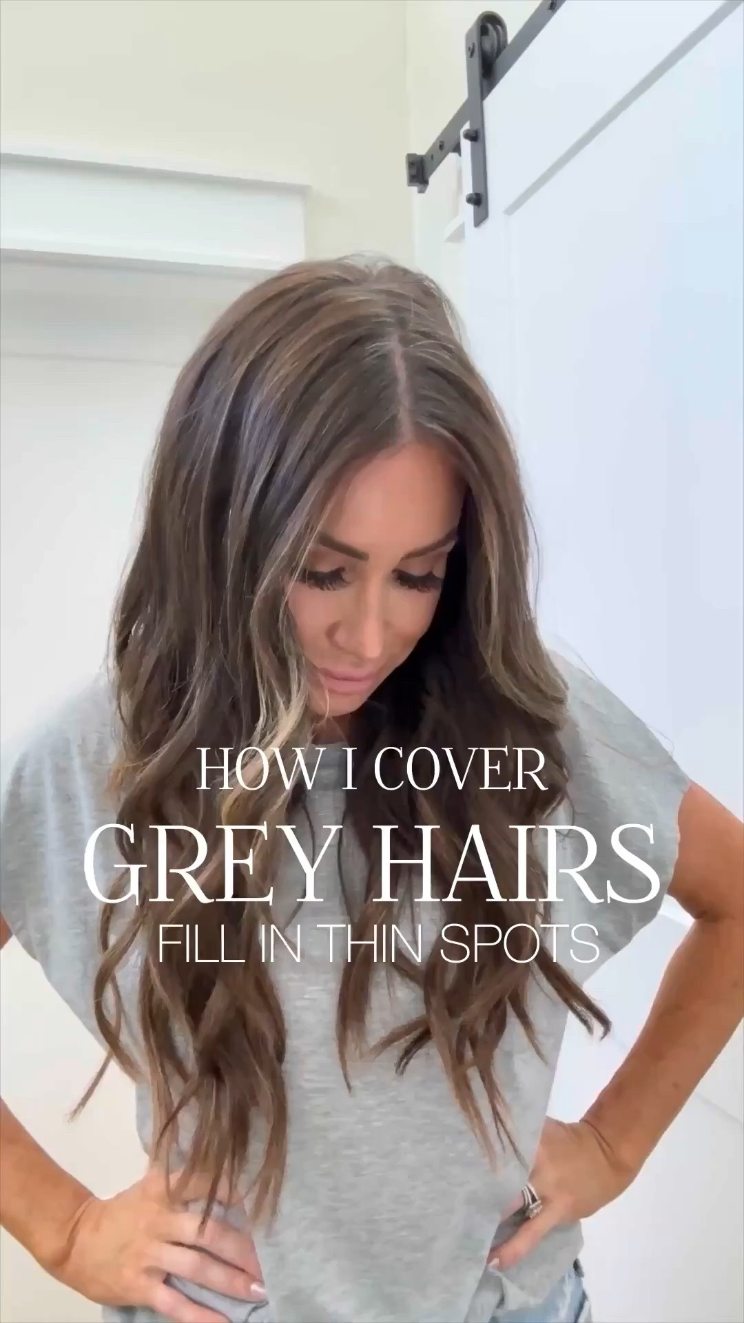 After months of being out of stock …it’s back 🙌🏻 The absolute best product for covering my grey hair roots and filling in all my thinning spots!!! One of my favorite and most used products!!!!!
Use my code KIM to save 15% sitewide

I use color dark brown or brown/black depending. 
Linking a few other go to hair and makeup products I love 
#liveloveblank grey hair coverage 
@Tarte Tarte cosmetics
#ltkunder50
Tee sz small

#LTKBeauty #LTKOver40 #LTKdayinmylife #LTKgrwm