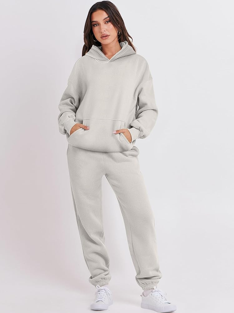 ANRABESS Womens 2 Piece Outfits Oversized Sweatshirt Y2K Tracksuit Sweatsuit Set
        Lounge H... | Amazon (US)