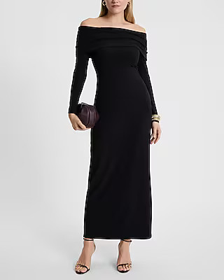 Velvet Bow Strapless Midi Dress | Express