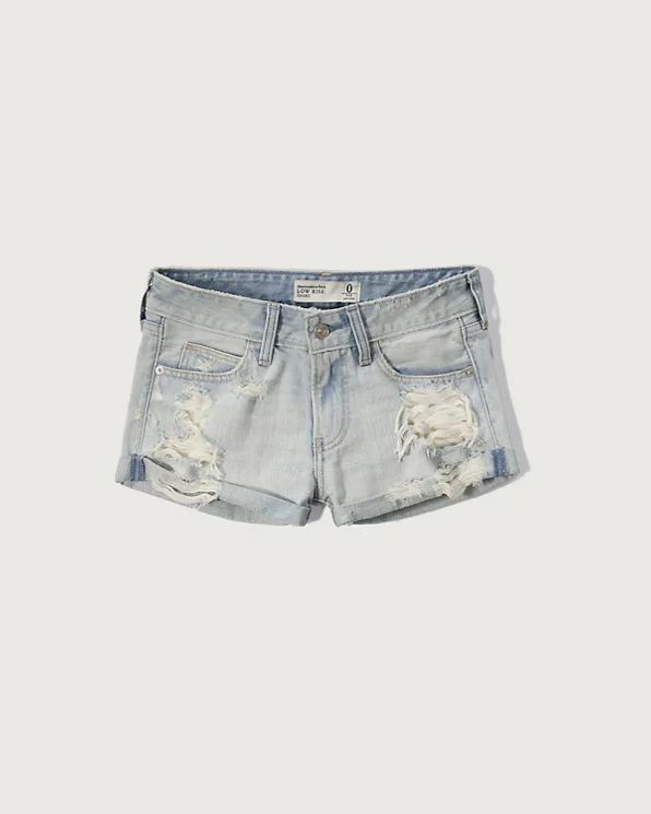 Low Rise 2 Inch Denim Shorts | Abercrombie & Fitch US & UK