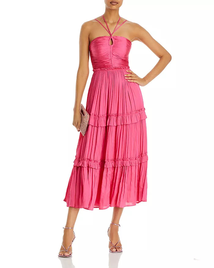 Strappy Ruched Midi Dress - 100% Exclusive | Bloomingdale's (US)