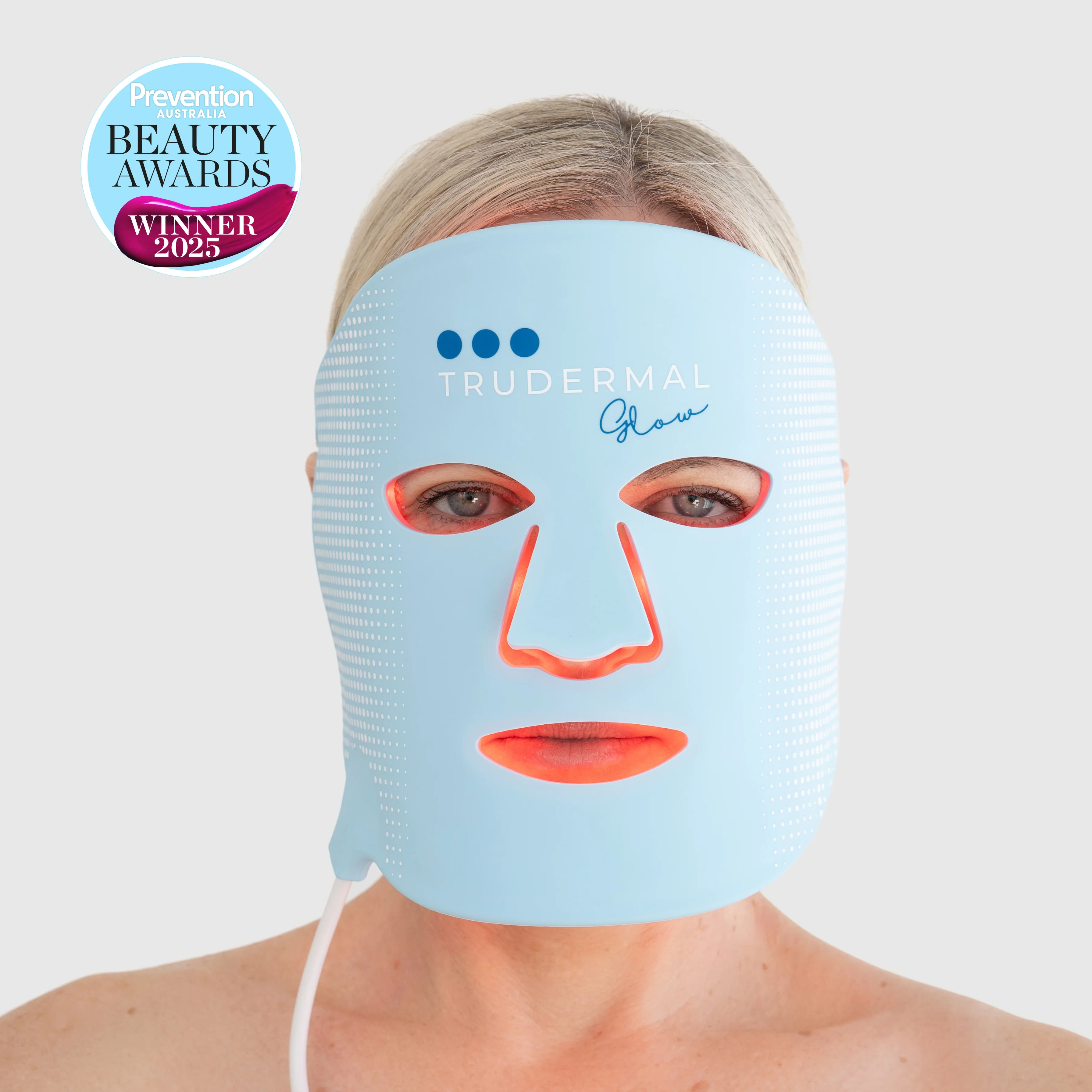 Trudermal Glow LED Light Therapy Mask | Anti-Ageing & Acne Treatment | TruDermal