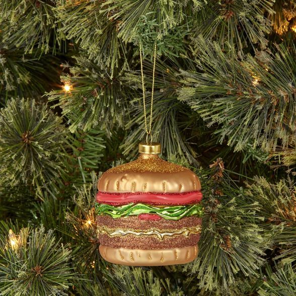 Glass Hamburger Christmas Tree Ornament - Wondershop™ | Target