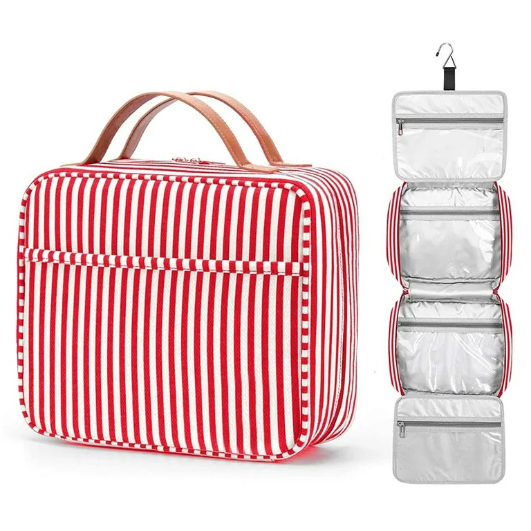 Hanging Toiletry Bag Travel Bag for Woman, Large Capacity Makeup Cosmetic Organizer bag for Acces... | Walmart (US)