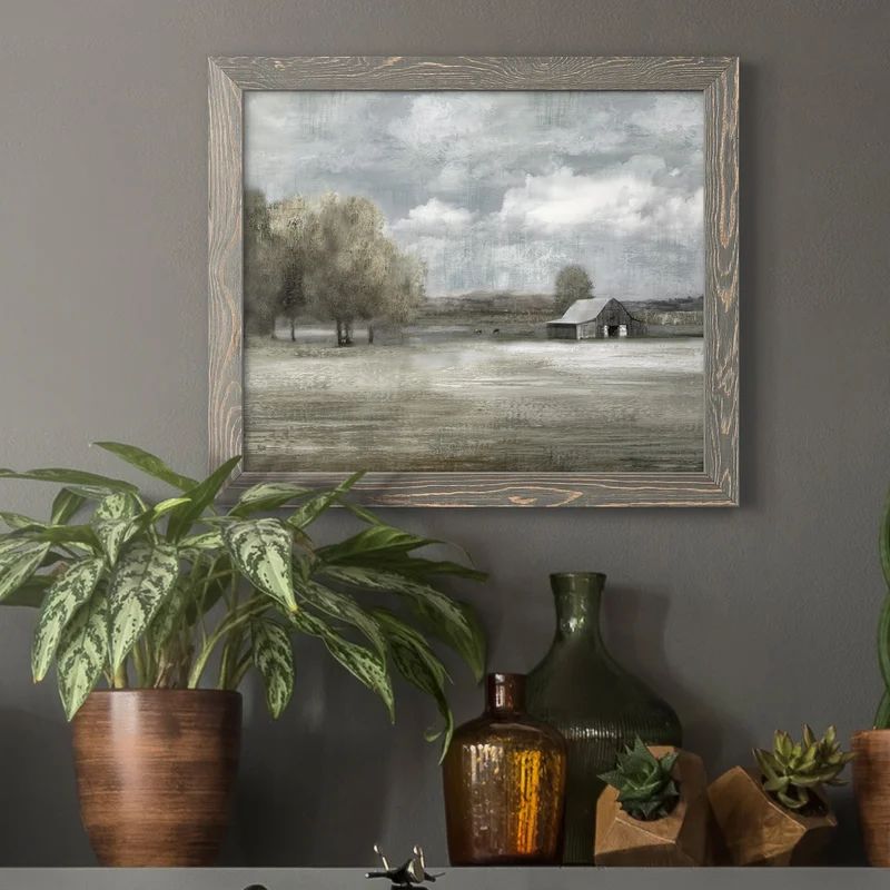 Country Quiet - Picture Frame Painting on Canvas | Wayfair North America