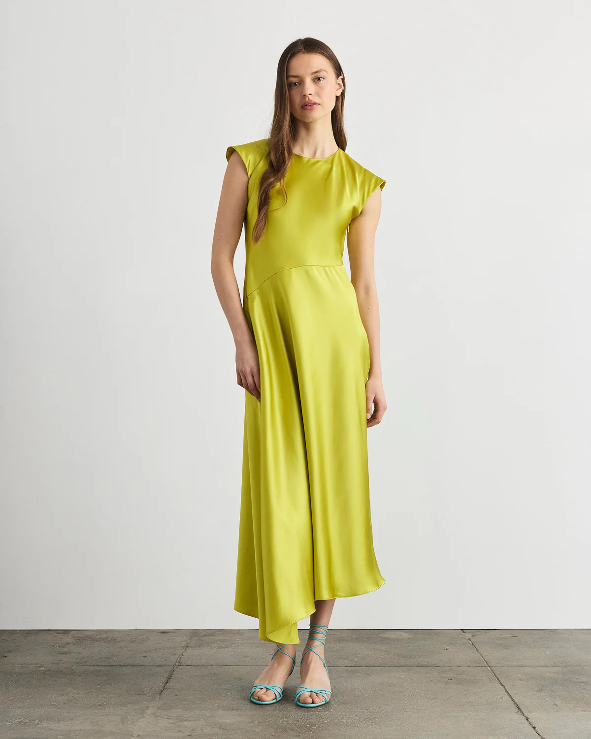 Violeta Dress in Chartreuse | Over The Moon