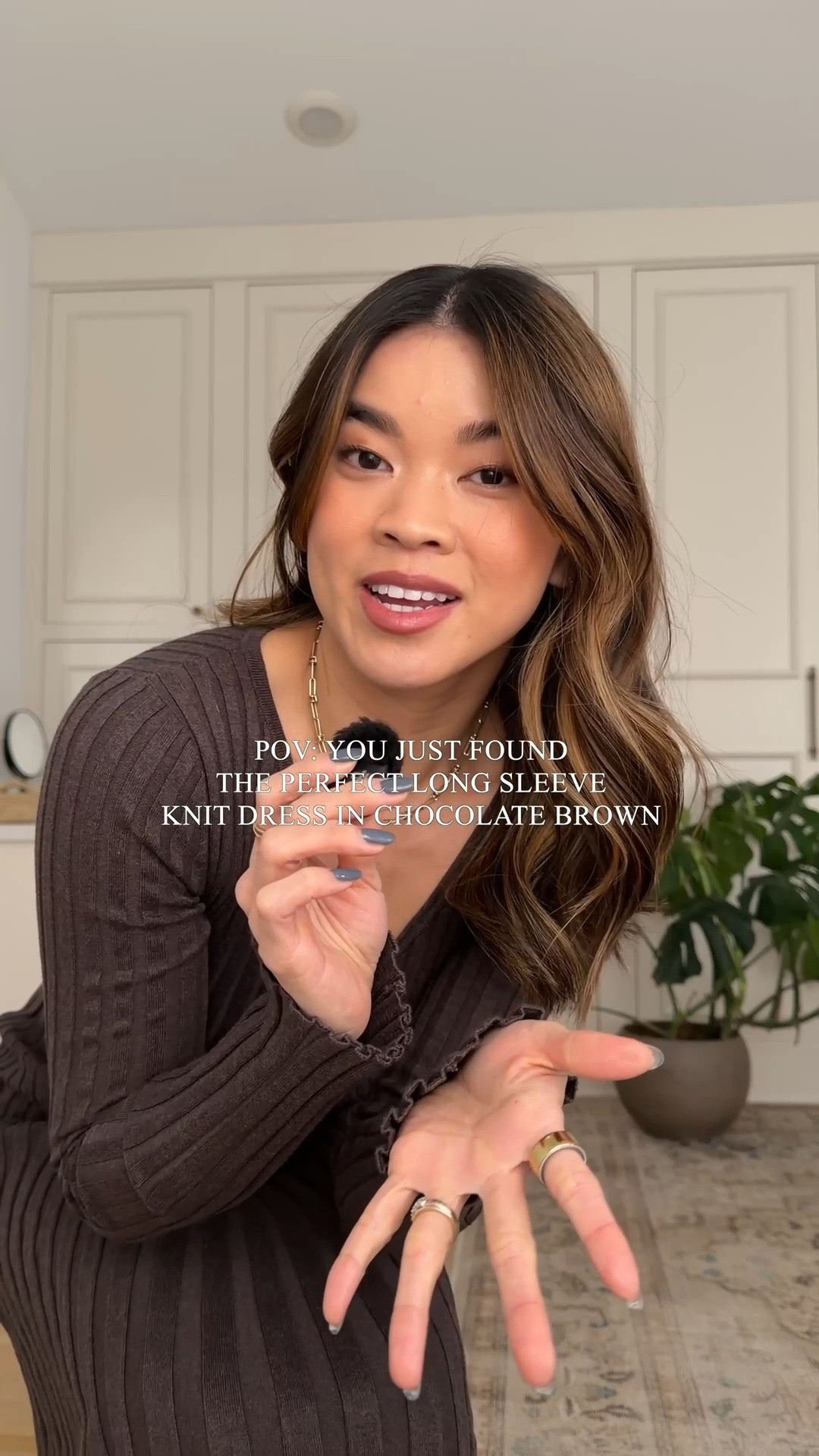 Wearing size XS in the dress! 

petite fashion, get dressed with me, outfit inspiration, ootd, nashville outfit, Nashville influencer, petite style, vacation style, casual outfits, mom style, petite dress, winter dress, winter outfit, winter pants, winter outfit inpso, winter outfit idea, winter style, cold weather outfit, quince dress, brown dress,  

 #LTKValentine #LTKootd #LTKmomlife