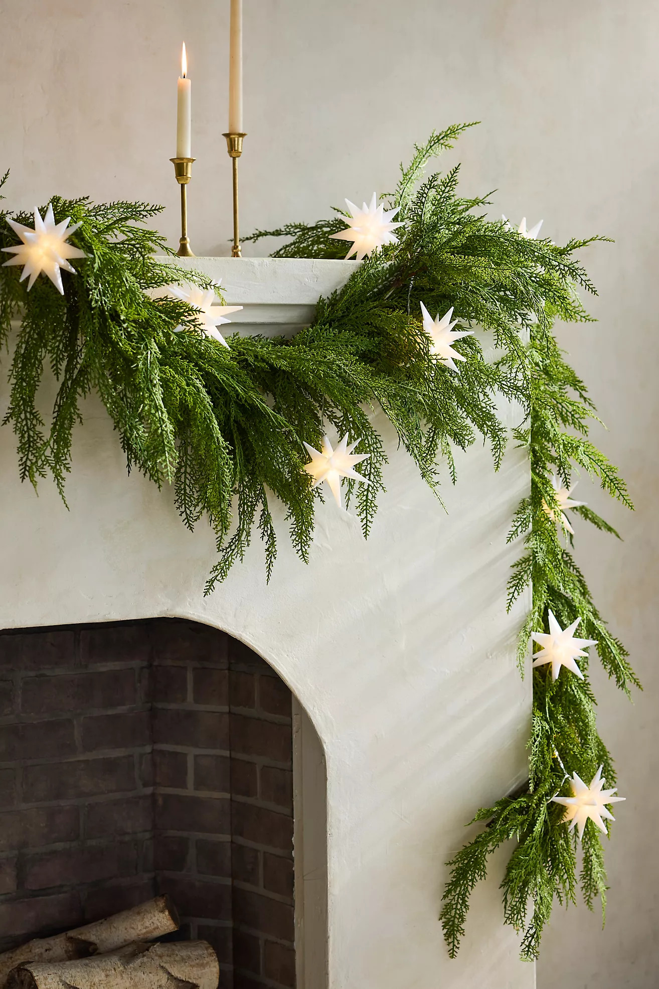 Faux Cedar Garland, Thick | Anthropologie (US)