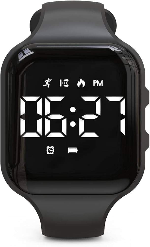 Non-Bluetooth Led Fitness Tracker Watch,Digital Pedometer Watch,with Step Counting/Distance/Calor... | Amazon (US)