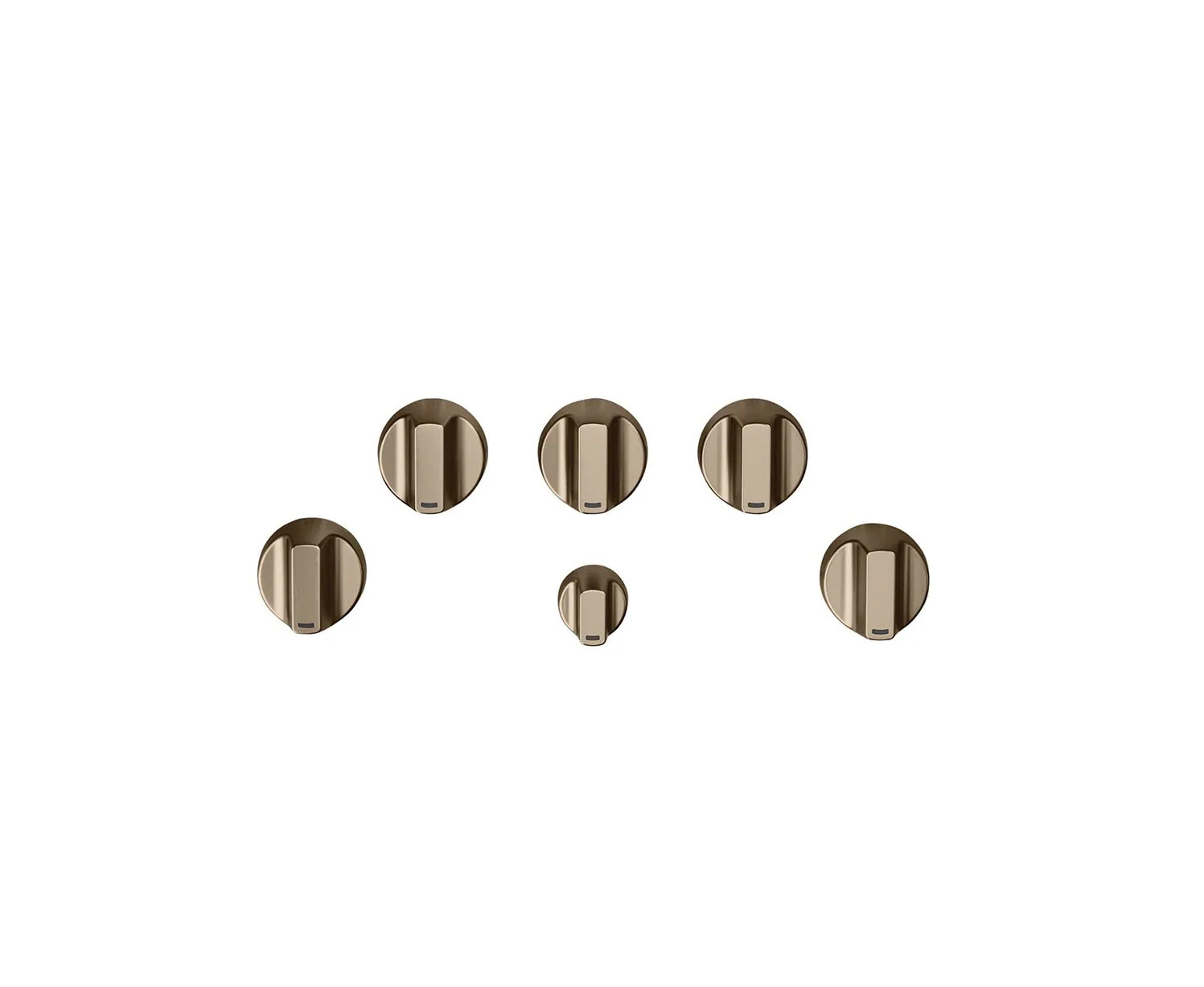 Cafe 30-in Gas cooktop Knob kit ( Brushed Bronze ) | CXCG1K0PMBZ | Lowe's