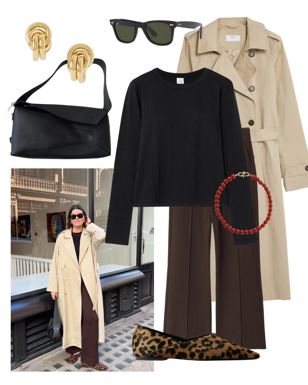 Everyday spring OOTD, classic trench coat with leopard print ballet flats and Lie Studio beaded necklace.

You can find more style content over on my Substack ’The Wardrobe Edit’ 

 

#LTKAprilSpotlight #LTKspring #LTKstyletip