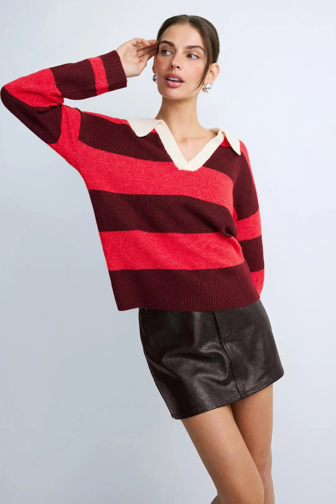 Marley Striped Rugby Sweater | Rent the Runway
