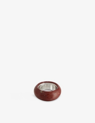 Stone Cigar 925 Sterling-Silver and Jasper Band | Selfridges