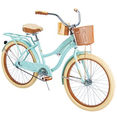 Huffy 24"" Nel Lusso Girls' Cruiser Bike, Mint Green | Walmart (US)