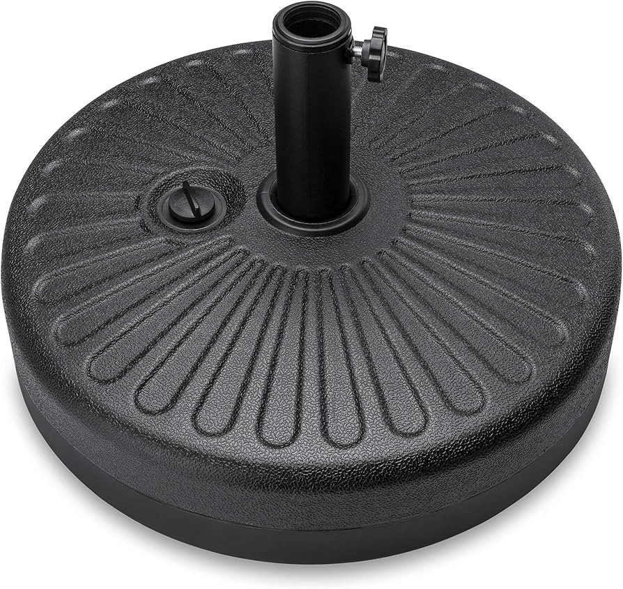 Best Choice Products Fillable Umbrella Base Stand Round Sunburst Plastic Patio Umbrella Base Stan... | Amazon (US)