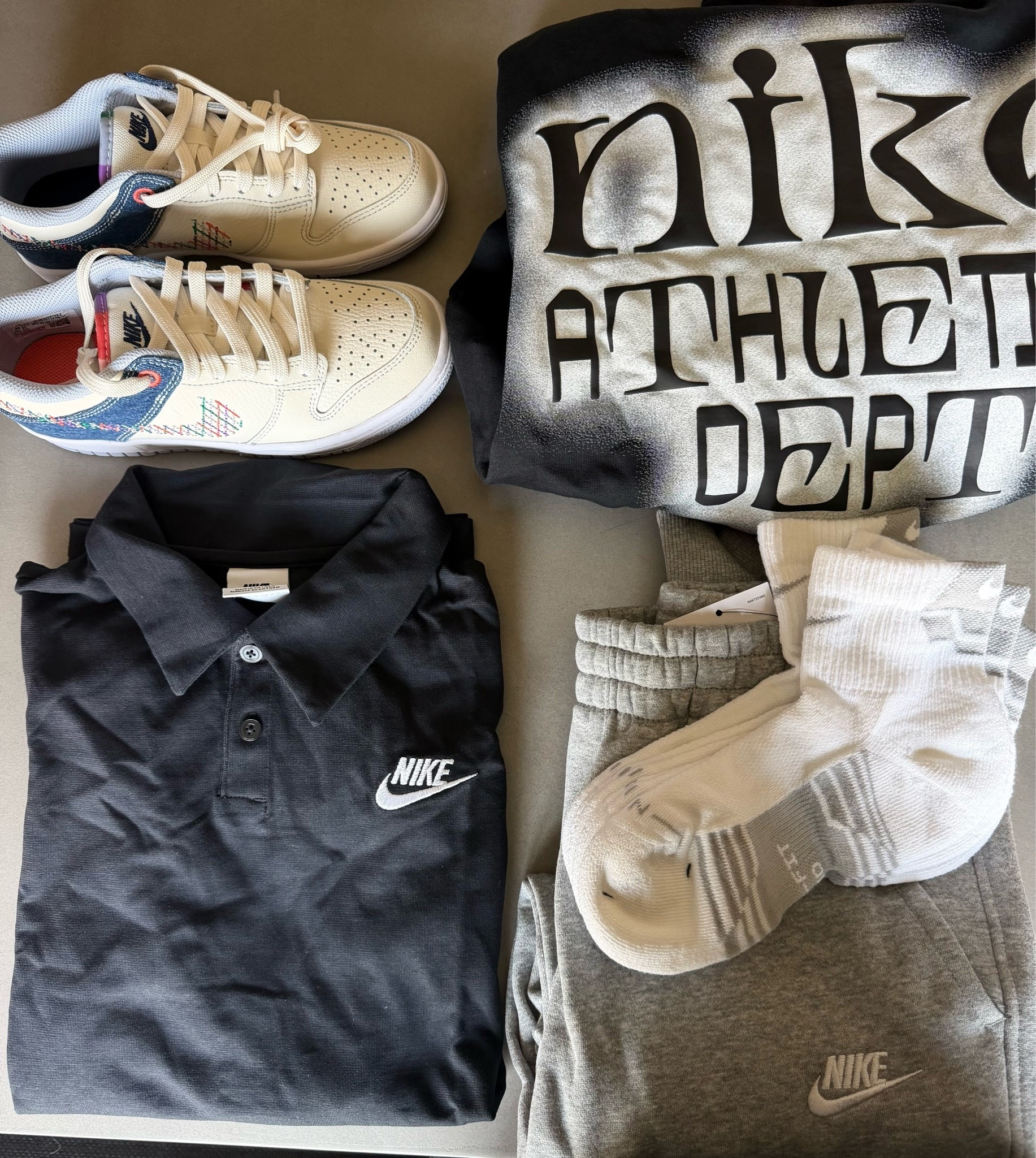 #ad Back-to-school shopping always turns into a Nike haul around here! I seriously love everything we picked up, and I already know the kids are going to be so excited to wear it all this school year! #TeamNike @nike