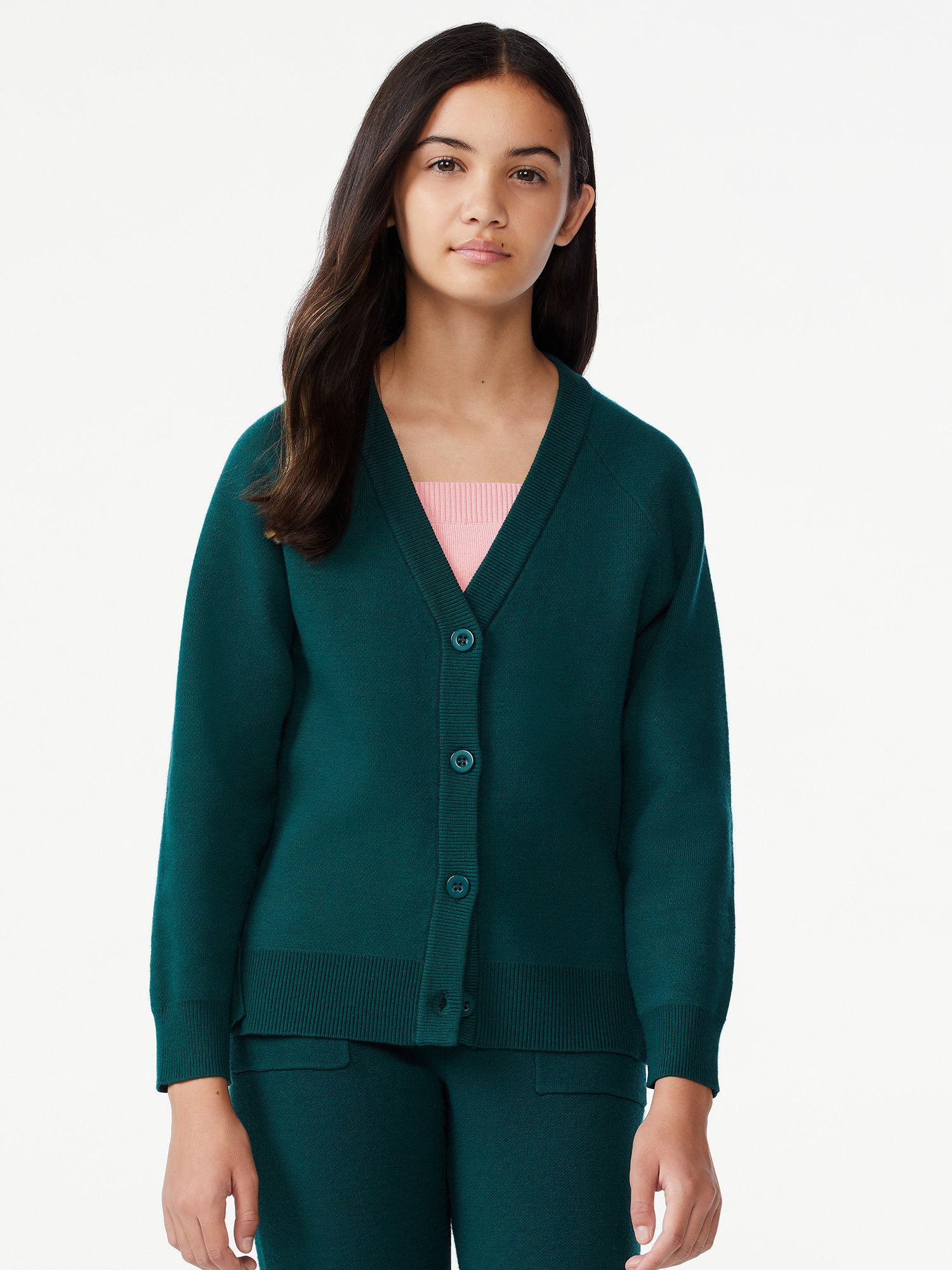 Free Assembly Girls Cami and Cardigan Set, 2-Piece, Sizes 4-18 | Walmart (US)