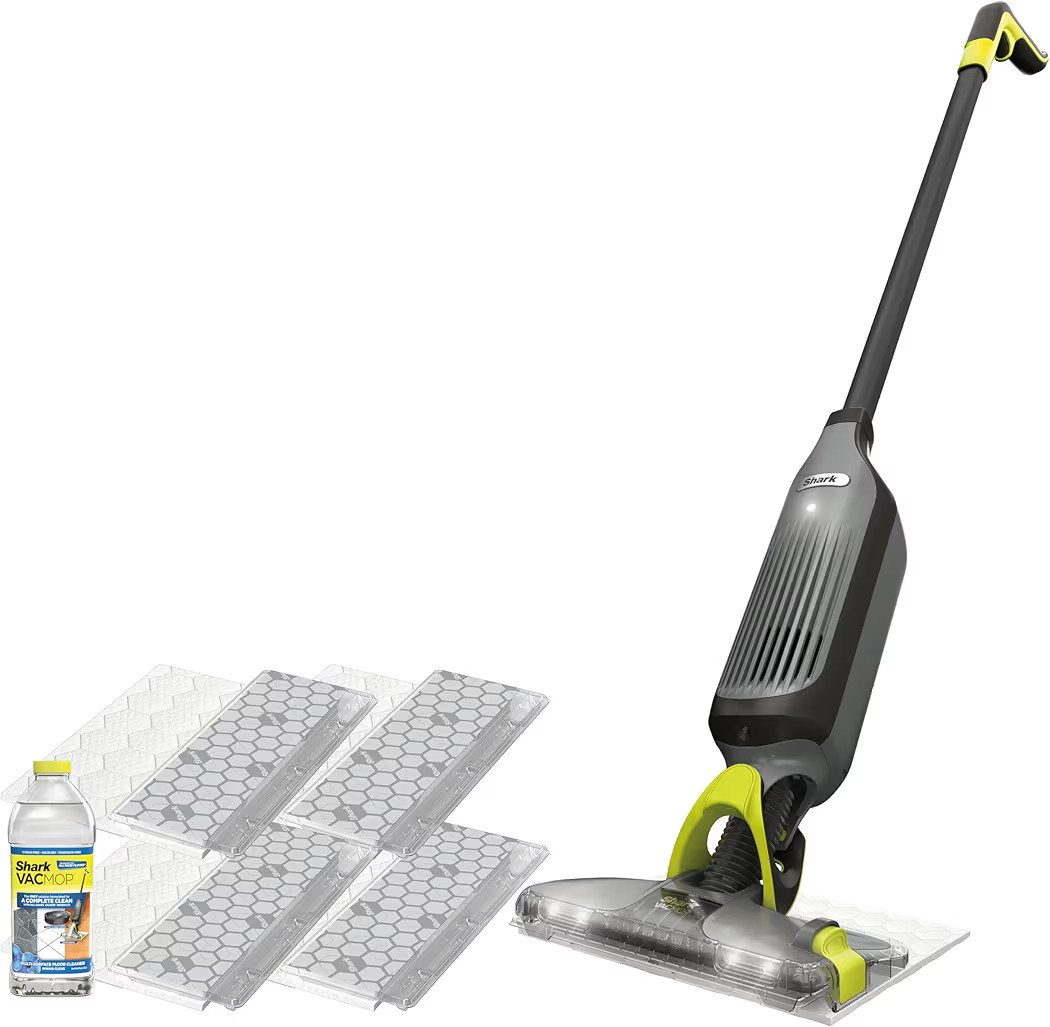 Shark VACMOP Cordless Hard Floor Cleaner, Vacuum and Spray Mop, Powerful Suction, Lightweight, LE... | Amazon (US)