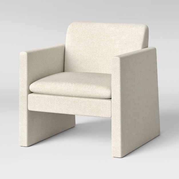 Peletier Fully Upholstered Accent Chair Cream - Threshold&#8482; | Target