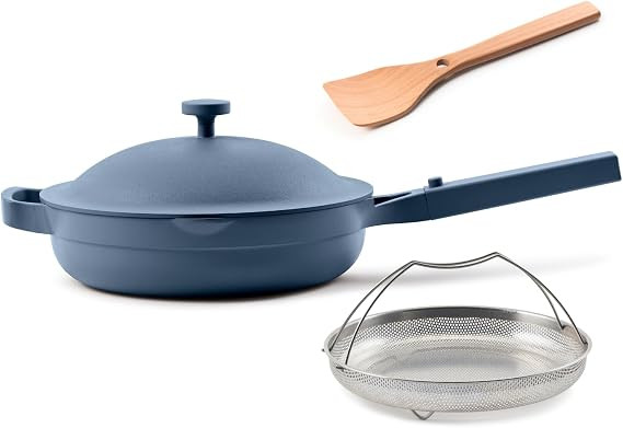 Our Place Always Pan 2.0-10.5” (2.6 Qt) Nonstick, Toxin-Free Ceramic Cookware | Patented 10-in-... | Amazon (US)