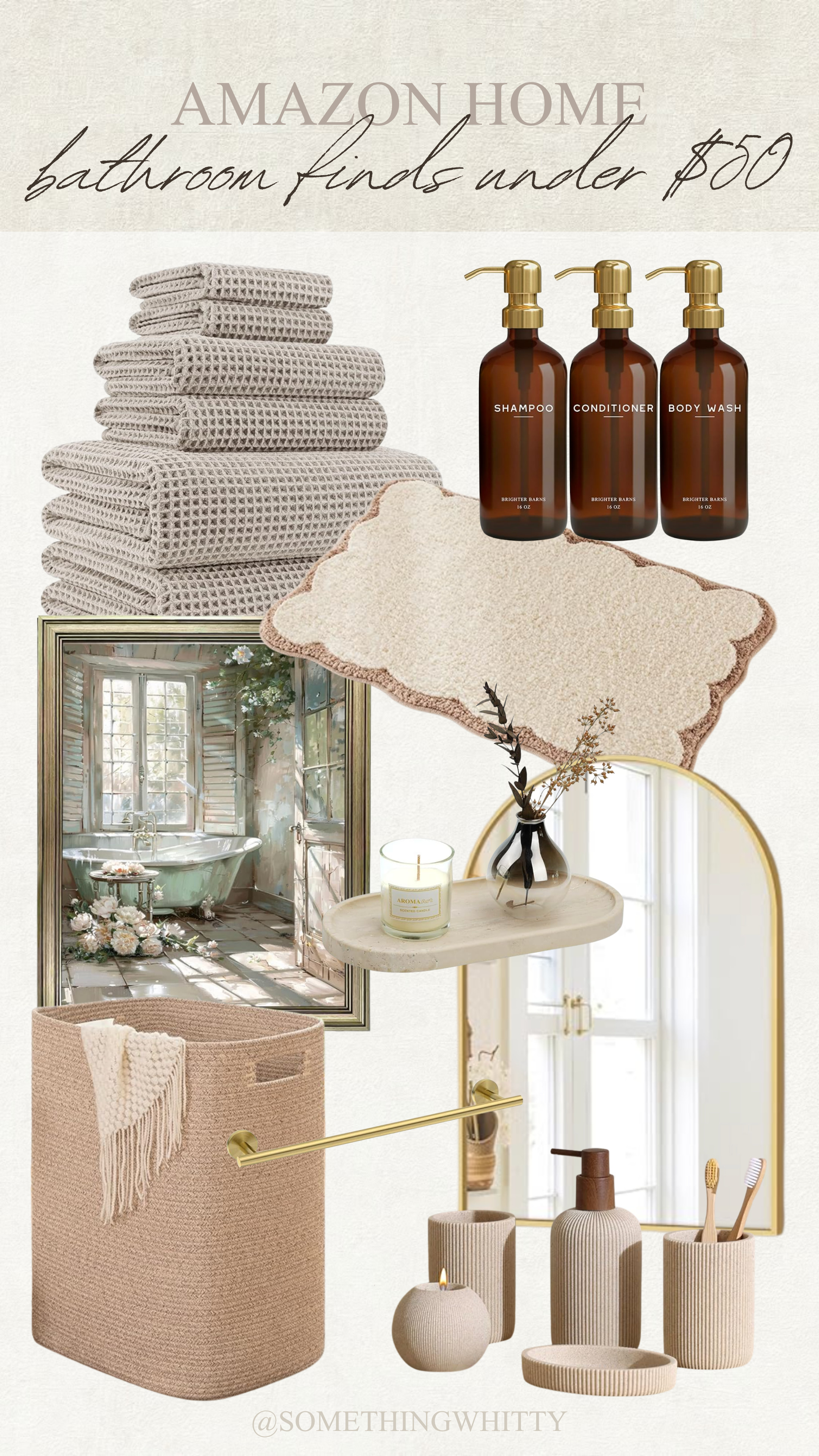 New bathroom finds under $50 to make your bathroom look like a million dollars!  

 #LTKU #LTKHome #LTKBeauty