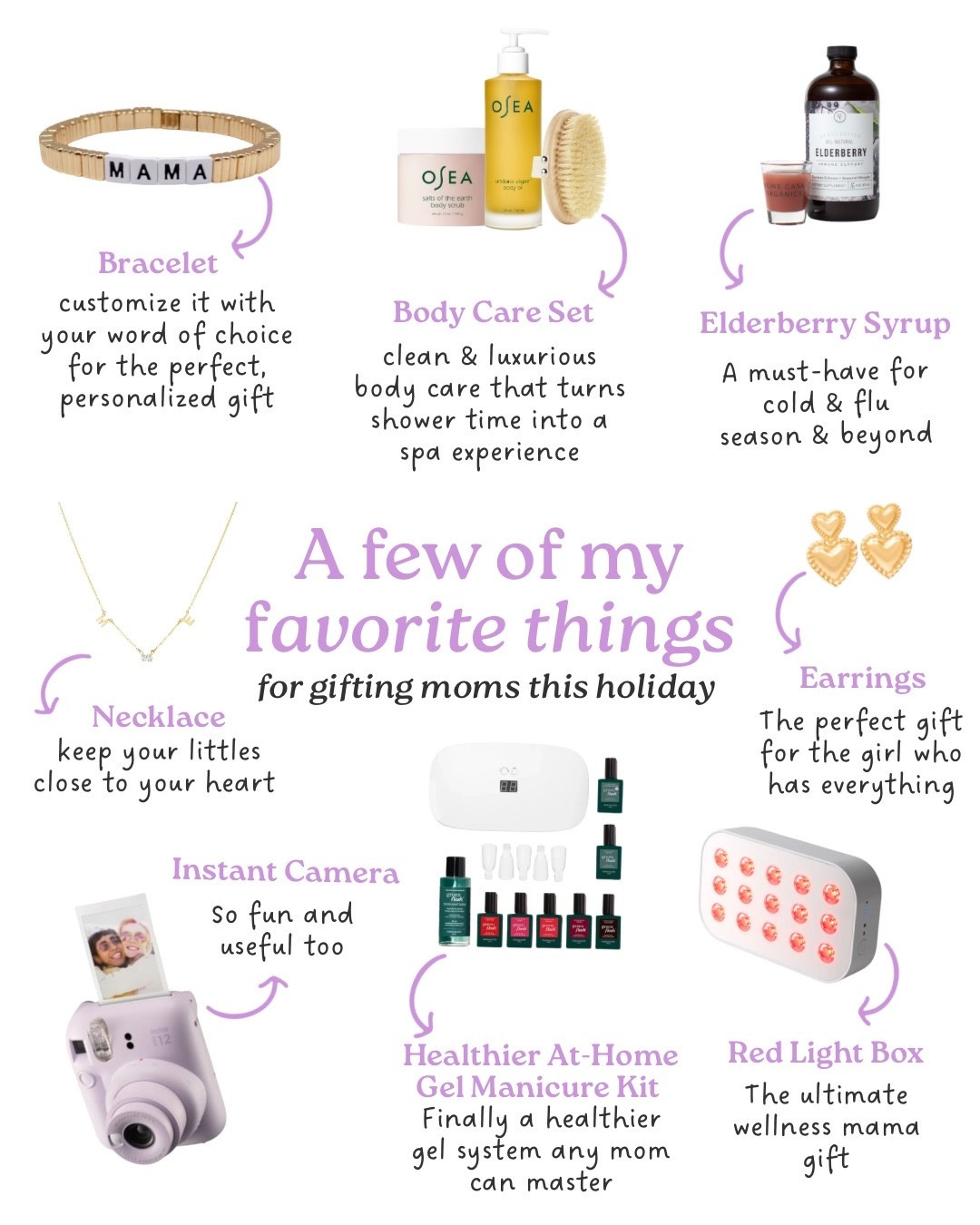 My go-to gifts for moms who do everything (aka all of us 😂).

A few of my actual favorite things that make everyday mom-life feel more supported, cozy, and put-together — from clean beauty to wellness staples to the prettiest personalized touches.

Everything is linked on LTK for easy gifting this holiday, plus extra $$$ savings below with my codes:

LUMEBOX red light therapy: code MOTIONMELISSA gets you 50% off 11/28-11/30

OSEA MALIBU: code MELISSAMOTION10 gets you an extra 10% off your order

ROWE CASA ORGANICS: code MOTIONMELISSA gets you 20% off your first order

#blackfriday #blackfridaygifts #couponcodes

#LTKCyberWeek #LTKHoliday #LTKGiftGuide