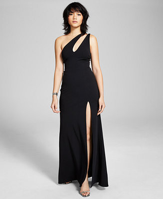 B Darlin Juniors' One-Shoulder Cutout Gown & Reviews - Dresses - Juniors - Macy's | Macys (US)